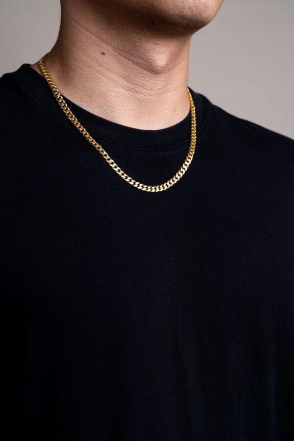 18 Karat High Quality Gold plated Men's Chain 24" Anti-Tarnish